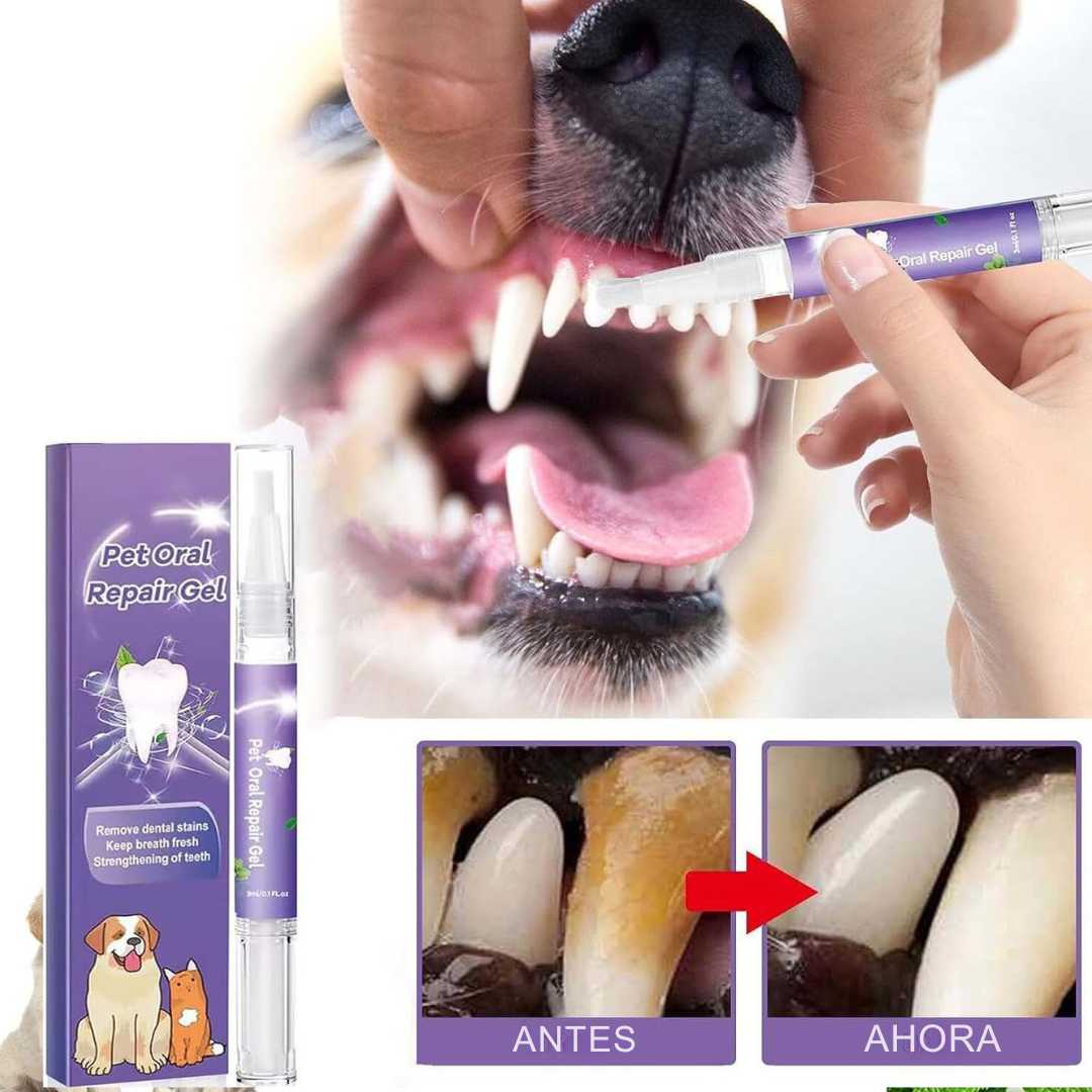Pet Oral Repair®: Elimina sarro y mejora el aliento de tu mascota.