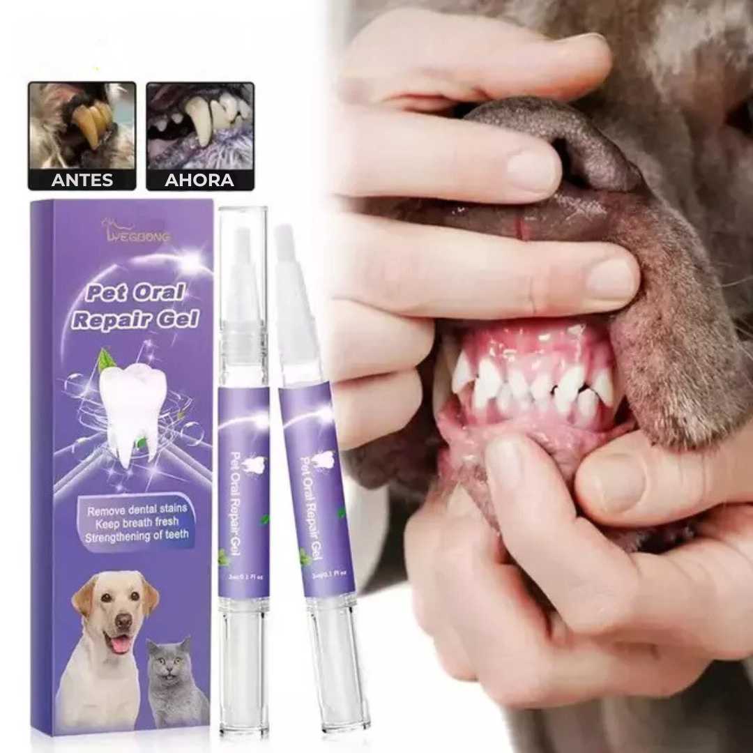 Pet Oral Repair®: Elimina sarro y mejora el aliento de tu mascota.