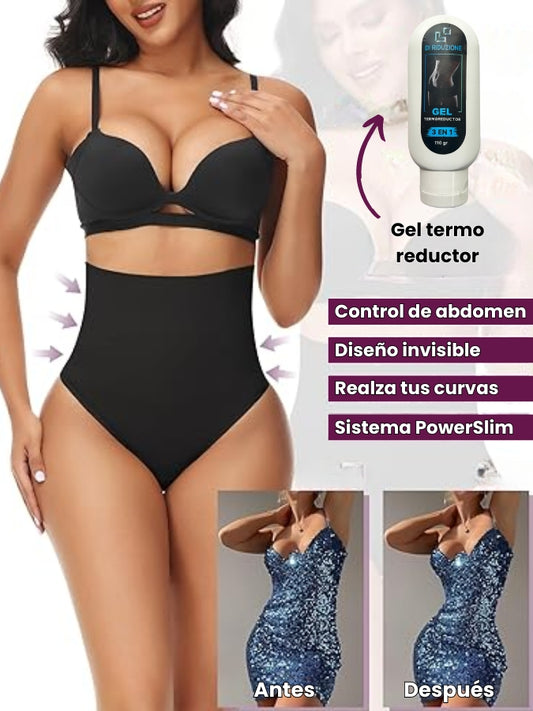 InvisibleFit™ I Panty invisible Control de Abdomen + Gel Termo Reductor