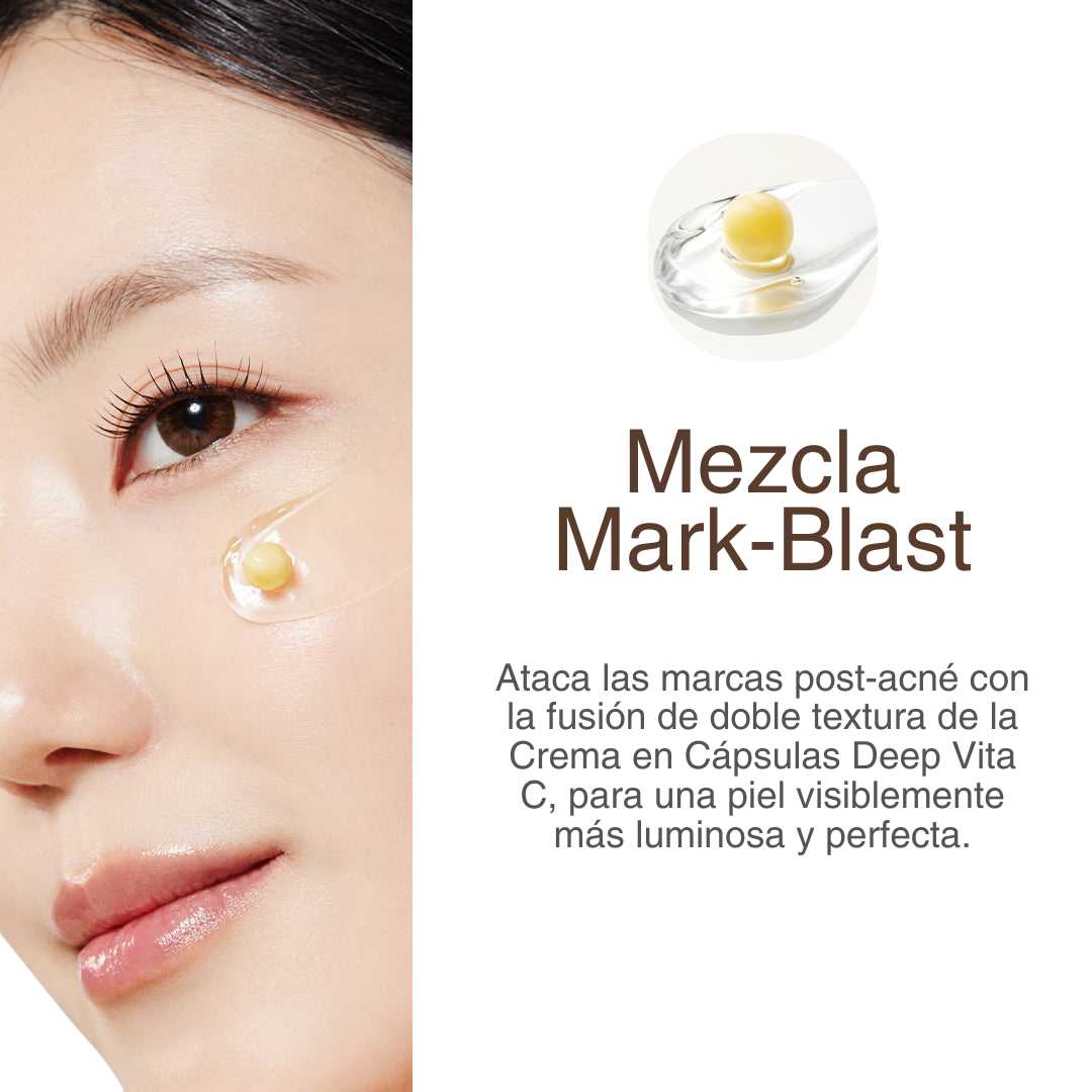 Dermacube®: Crema Antiacné con capsulas de Vitamina C