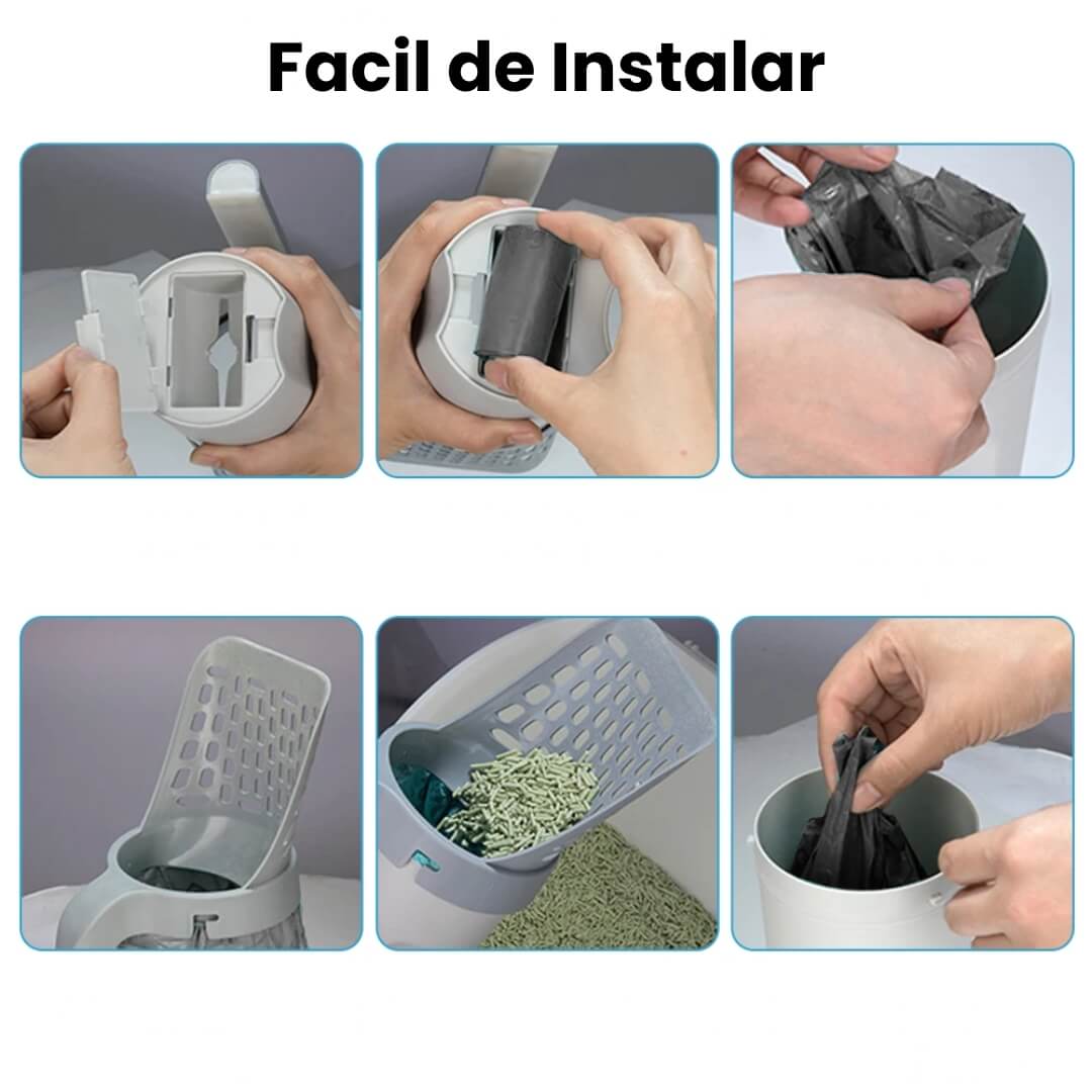 ScooperPro®: Pala de Arena 3 en 1 para Gatos