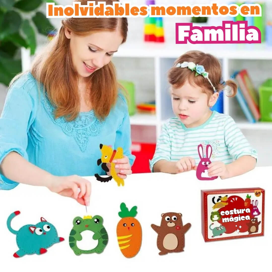 Kit de Costura Mágica para Niños