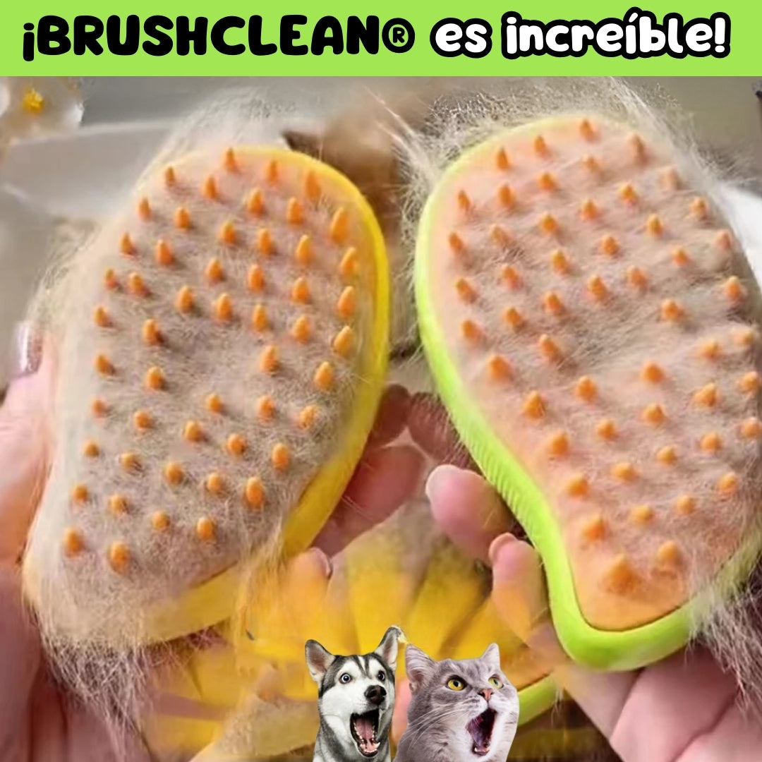 BRUSHCLEAN® l CEPILLO VAPORIZADOR 3 EN 1 + REGALO PELOTA INTERACTIVA 🎁