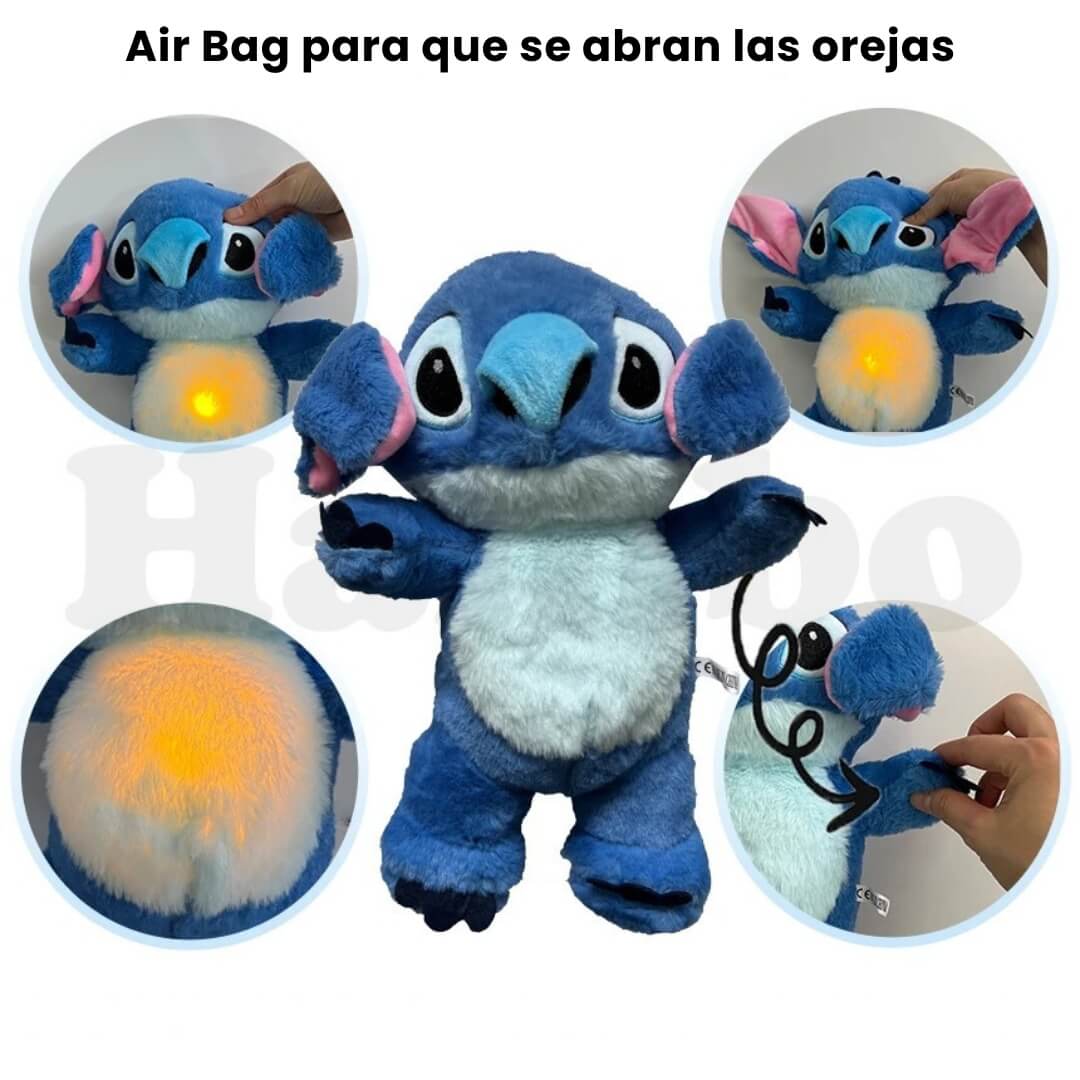 Stitch: Peluche que respira anti-ansiedad