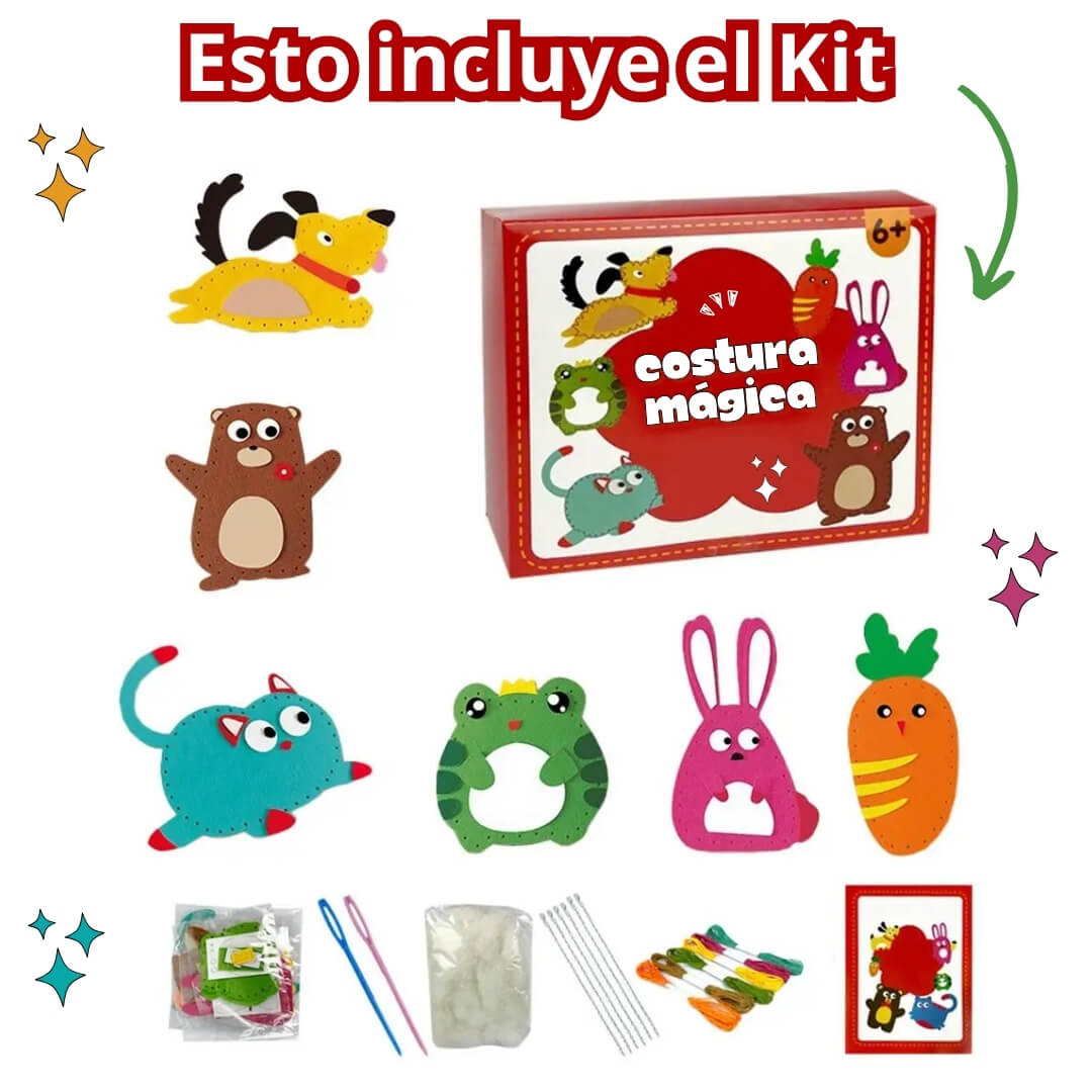 Kit de Costura Mágica para Niños