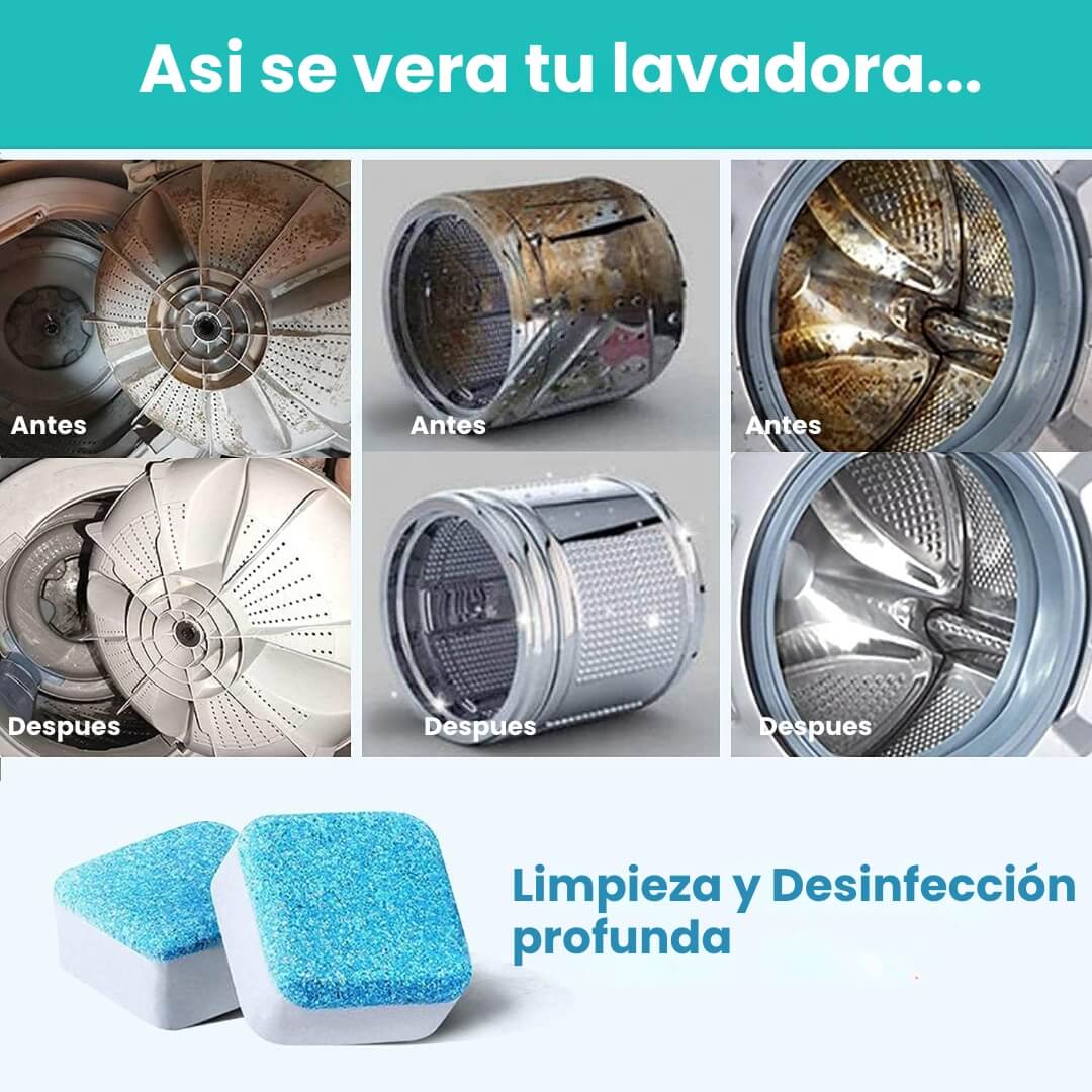 CleanMax: Manten tu lavadora Limpia y Libre de bacterias