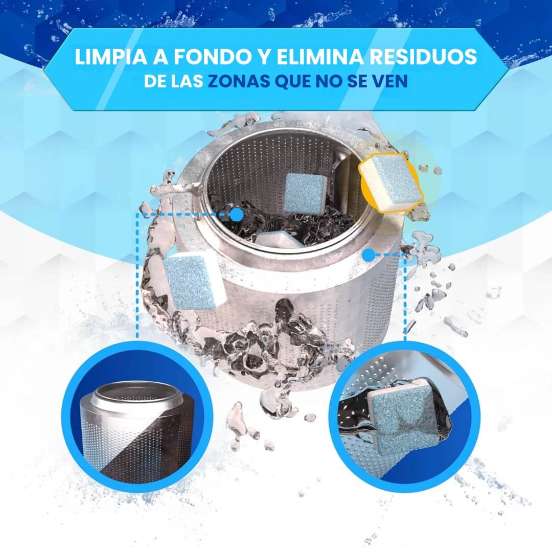 CleanMax: Manten tu lavadora Limpia y Libre de bacterias