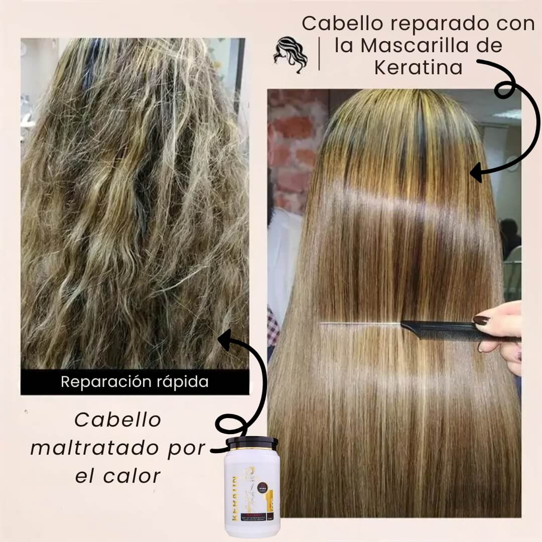 Mascarilla Reparadora Brasileña con Keratina