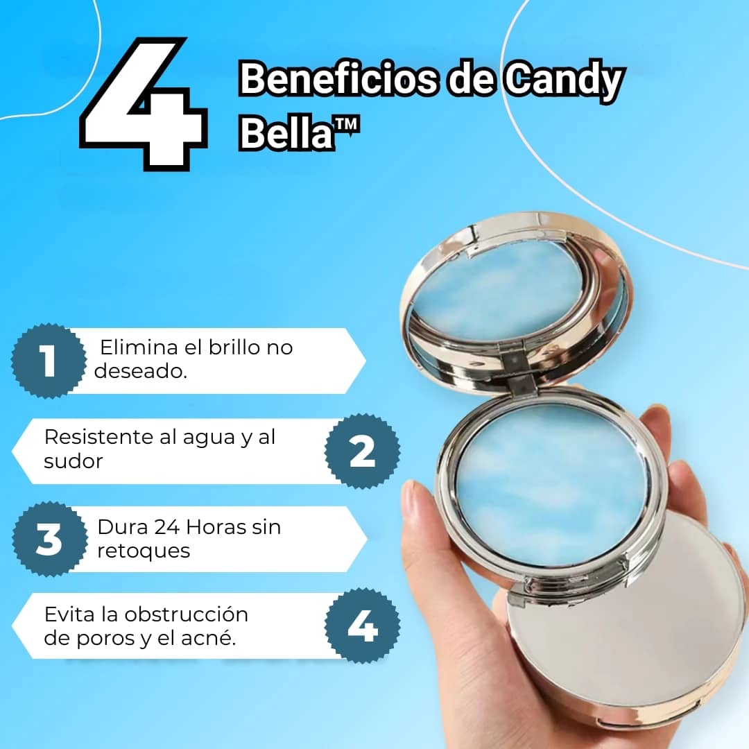 Candy Bella™: Polvo Mate Control de Aceite
