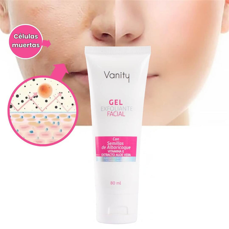 Vanity: Gel exfoliante Con Semillas de Albaricoque