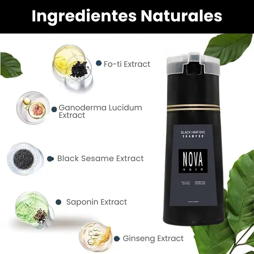 Nova Hair: Tinte Natural Instantáneo
