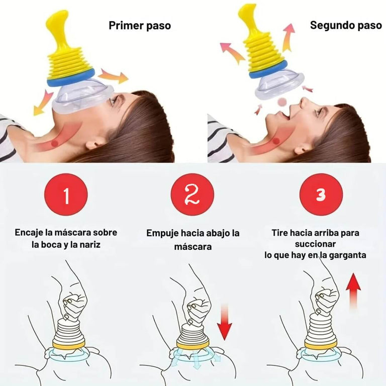 LifeVac: Kit Mascara de emergencia Anti-asfixia