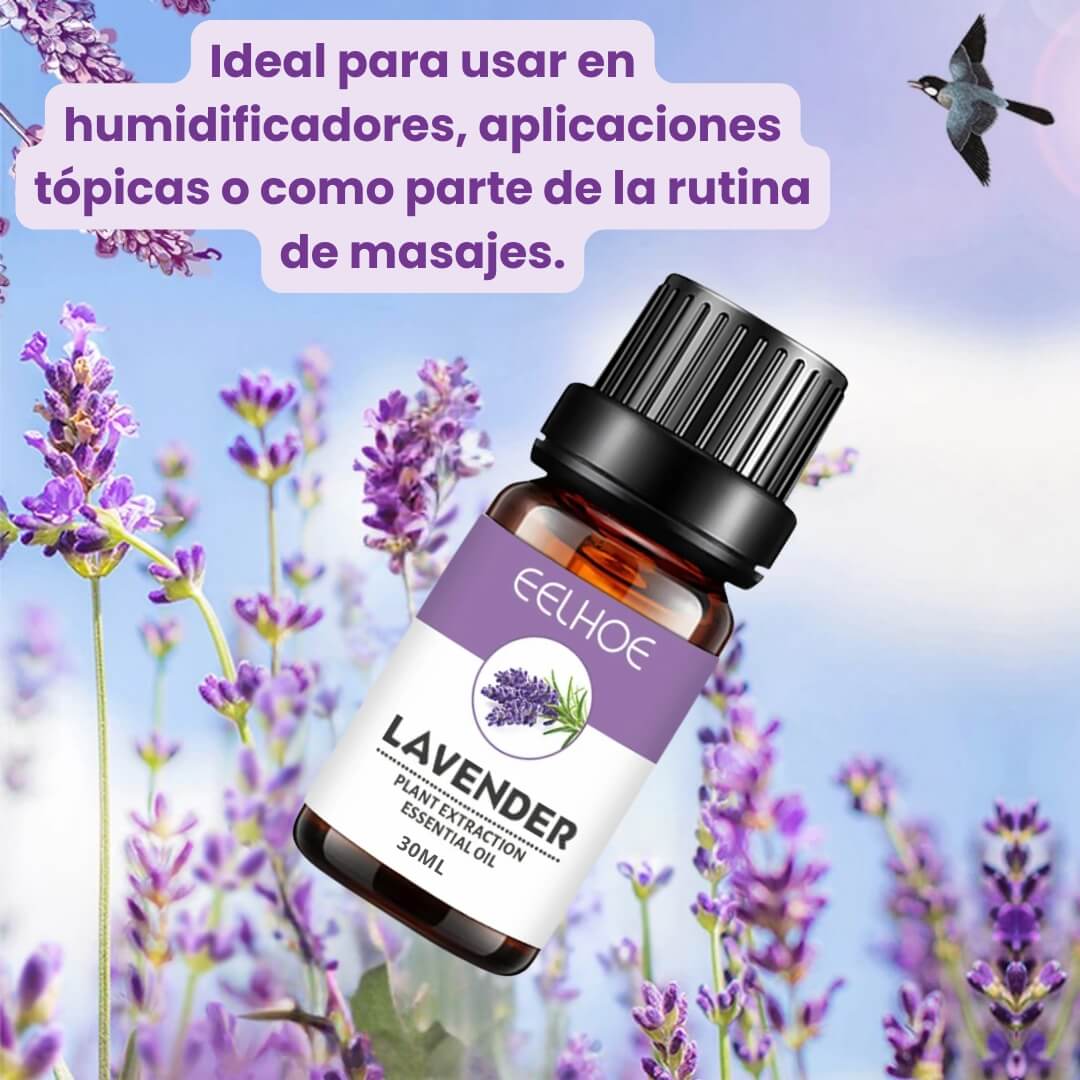 Aceite Esencial de Lavanda: Sueño tranquilo y reparador para tu bebé.