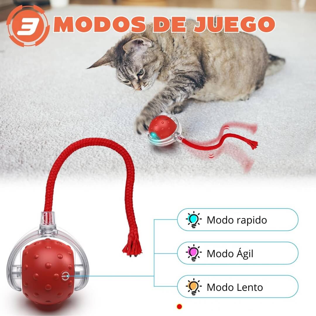 PetSpin 360 - Pelota Inteligente para Mascotas