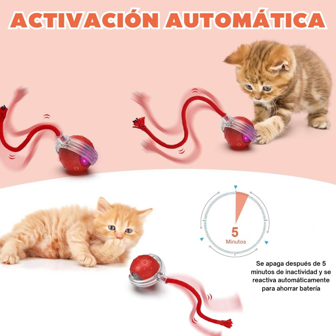 PetSpin 360 - Pelota Inteligente para Mascotas