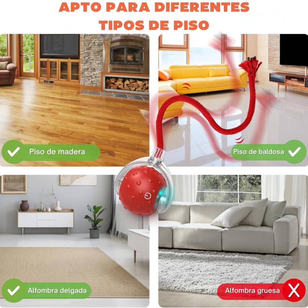 PetSpin 360 - Pelota Inteligente para Mascotas