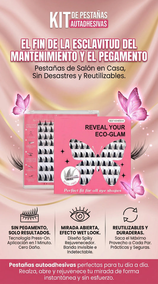 EcoGlam: Kit de Pestañas Autoadhesivas