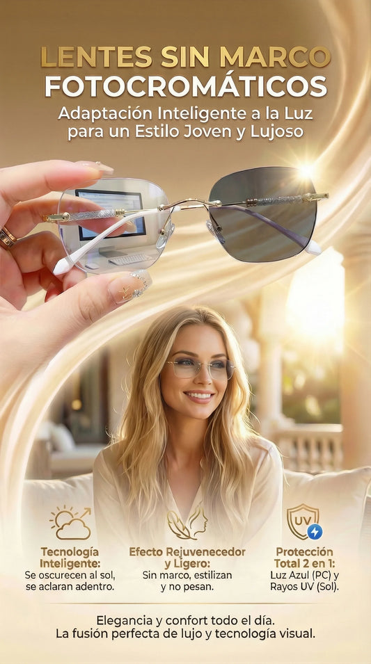 Lumina:Lentes Fotocromaticos con proteccion de rayos UV y luz azul