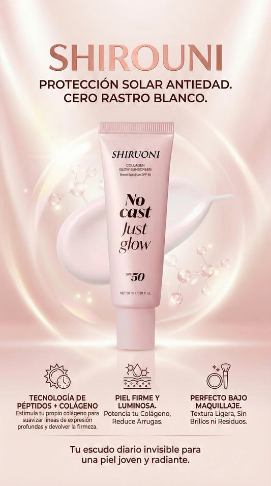 Protector Solar Antiedad SHIROUNI SPF 50.