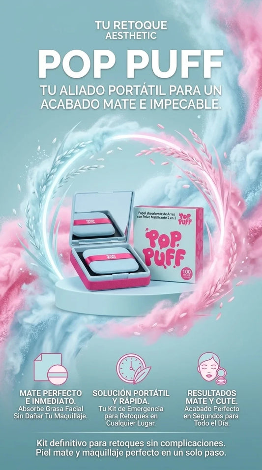 Pop Puff: kit portátil 2 en 1