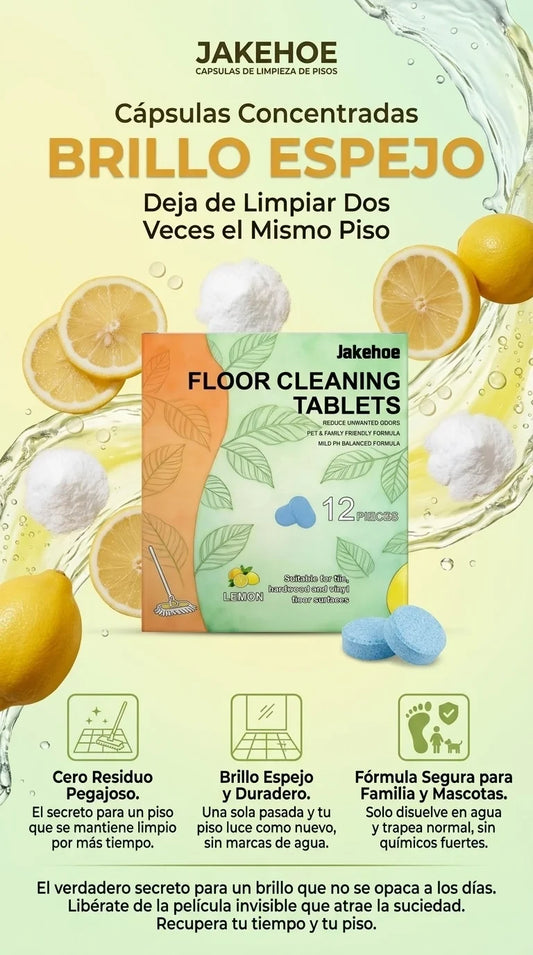 Kit Cápsulas Concentradas Brillo Espejo para pisos