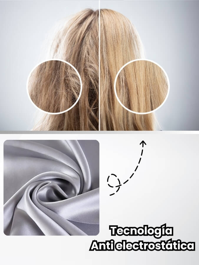 Funda de Almohada Anti-Frizz De Satin